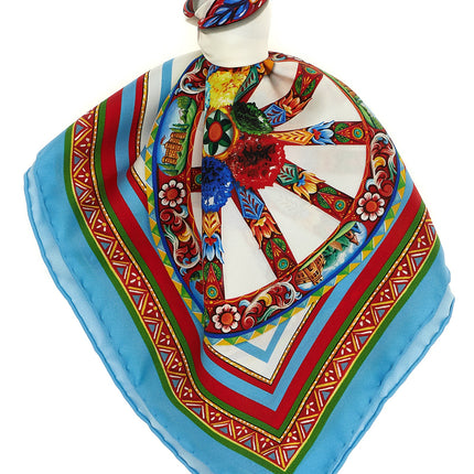 Dolce & Gabbana Multicolor Silk Scarf Dolce & Gabbana