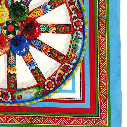 Dolce & Gabbana Multicolor Silk Scarf Dolce & Gabbana