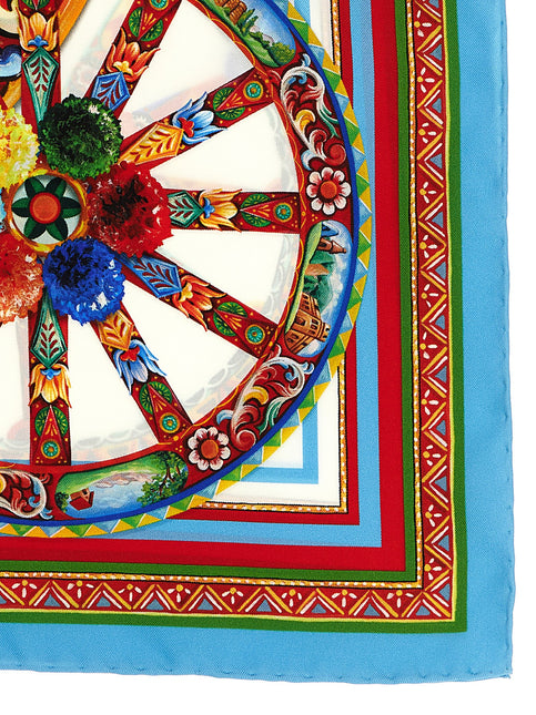 Dolce & Gabbana Multicolor Silk Scarf Dolce & Gabbana