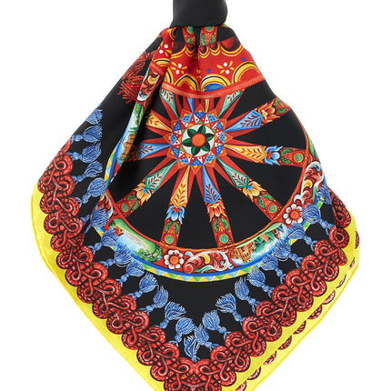 Dolce & Gabbana Multicolor Silk Scarf Dolce & Gabbana