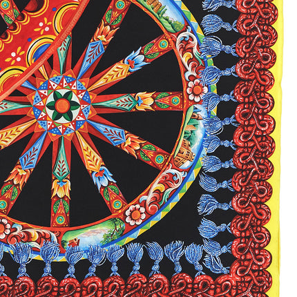Dolce & Gabbana Multicolor Silk Scarf Dolce & Gabbana