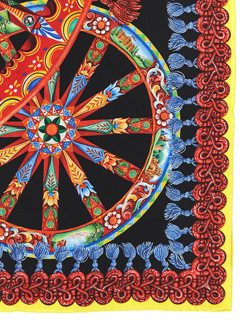 Dolce & Gabbana Multicolor Silk Scarf Dolce & Gabbana