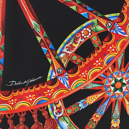Dolce & Gabbana Multicolor Silk Scarf Dolce & Gabbana