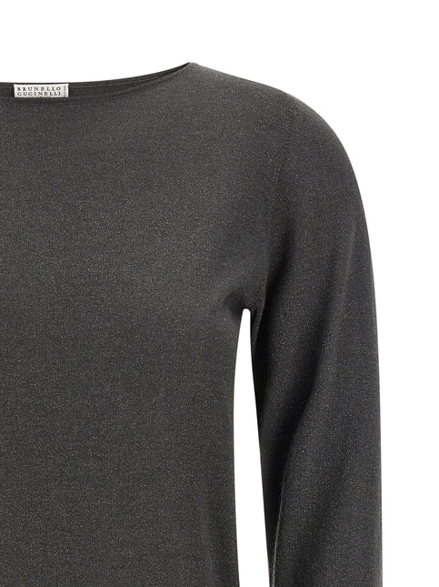 Brunello Cucinelli Gray Cashmere Cardigan Brunello Cucinelli