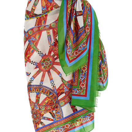Dolce & Gabbana Multicolor Cotton Long Skirt Dolce & Gabbana
