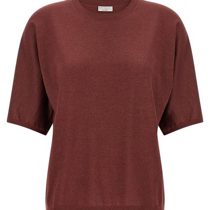 Brunello Cucinelli Bordeaux Cashmere Cardigan Brunello Cucinelli