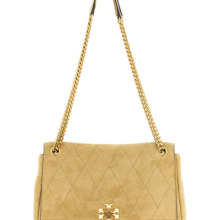 Tory Burch Beige Calfskin Shoulder Bag Tory Burch
