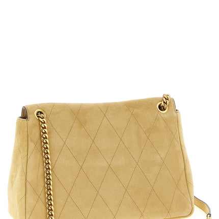 Tory Burch Beige Calfskin Shoulder Bag Tory Burch