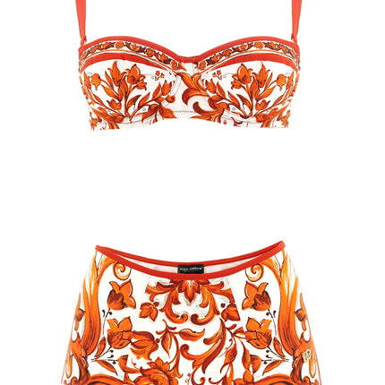 Dolce & Gabbana Orange Polyamide Bikini Dolce & Gabbana