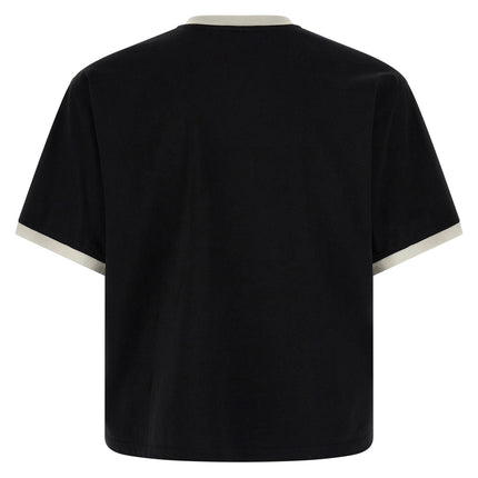 Versace Black Cotton T-Shirt Versace