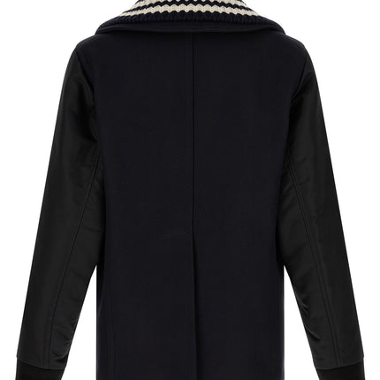 Dsquared² Blue Wool Coat Dsquared²