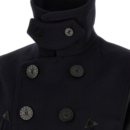 Dsquared² Blue Wool Coat Dsquared²