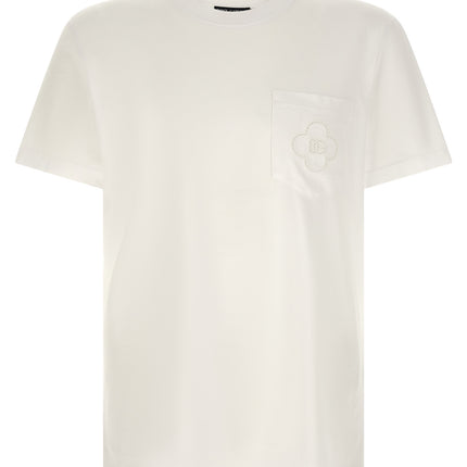Dolce & Gabbana White Cotton T-Shirt Dolce & Gabbana