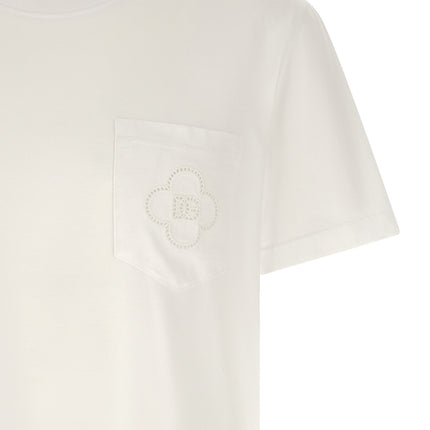Dolce & Gabbana White Cotton T-Shirt Dolce & Gabbana
