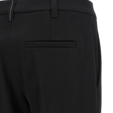Brunello Cucinelli Black Virgin Wool Dress Pants Brunello Cucinelli