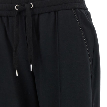 Brunello Cucinelli Black Cotton Joggers (Workout Pants) Brunello Cucinelli