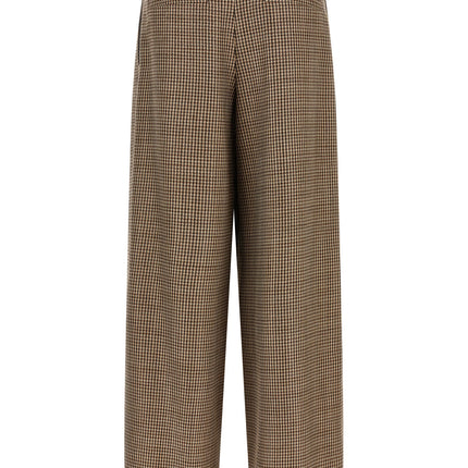 Brunello Cucinelli Brown Virgin Wool Flared Pants Brunello Cucinelli