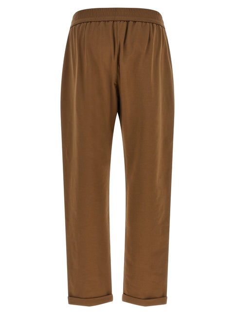Brunello Cucinelli Brown Cotton Joggers (Workout Pants) Brunello Cucinelli