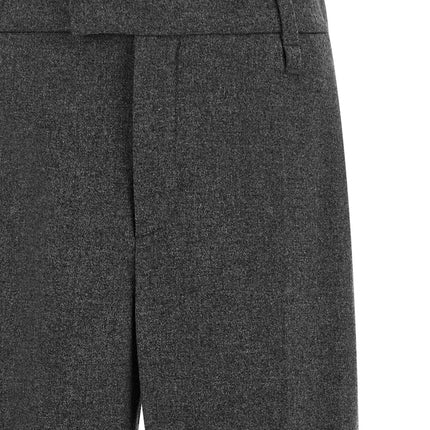 Brunello Cucinelli Gray Virgin Wool Casual Pants Brunello Cucinelli