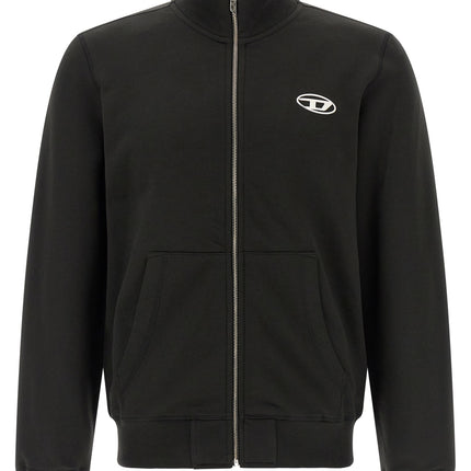 Diesel Black Cotton Sweatshirt Diesel