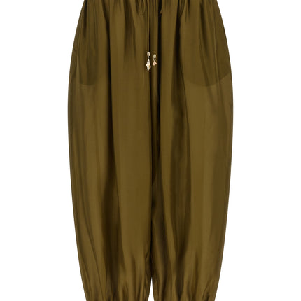Zimmermann Bicolor Silk Casual Pants Zimmermann