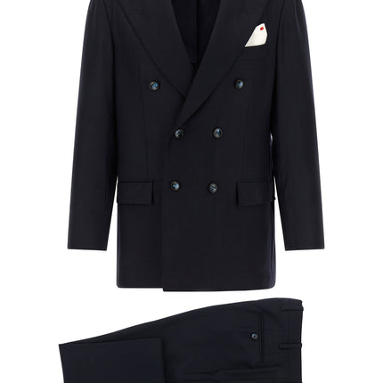 Kiton Blue Virgin Wool Two-Piece Suit Kiton