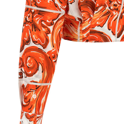 Dolce & Gabbana Orange Cotton Blouse Dolce & Gabbana