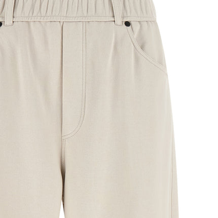 Brunello Cucinelli Beige Cotton Athletic Pants