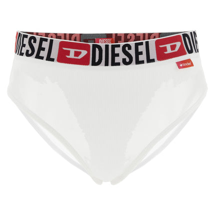 Diesel White Cotton Briefs Diesel