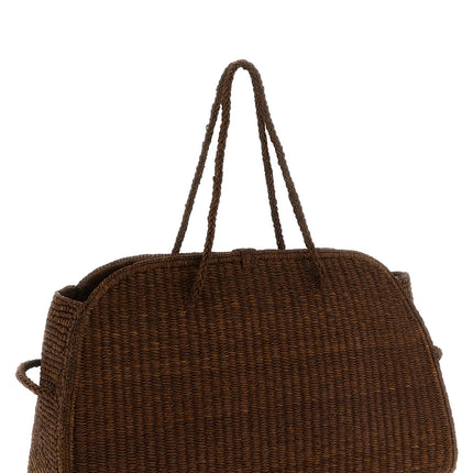 Jacquemus Brown Raffia Tote Bag Jacquemus