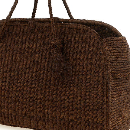 Jacquemus Brown Raffia Tote Bag Jacquemus