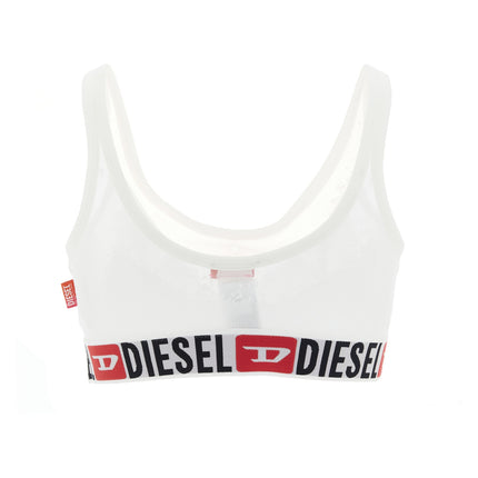 Diesel White Cotton Bra Diesel