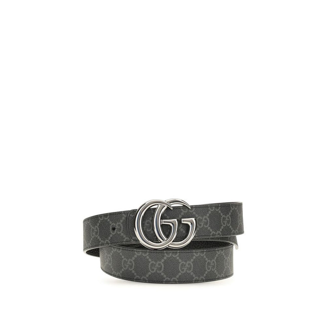 Gucci Black Calf Leather Bos Taurus Regular Belt Gucci