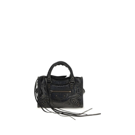 Balenciaga Black Lamb Ovis Aries Aries Handbag