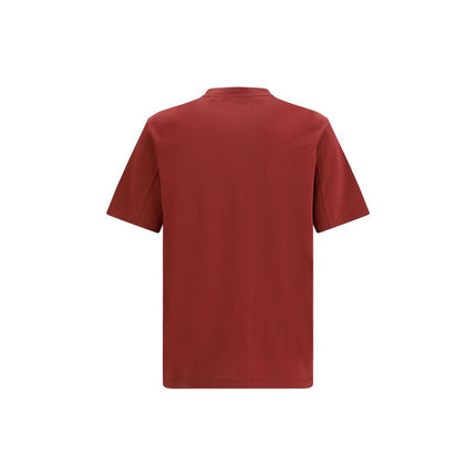 Brunello Cucinelli Bordeaux Cotton T-Shirt