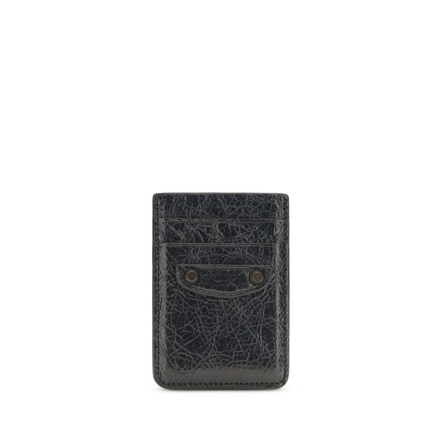 Balenciaga Black Lamb Ovis Aries Aries Wallet