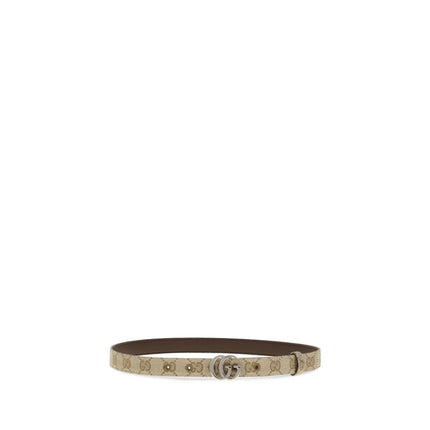 Gucci Beige Fabric Thin Belt
