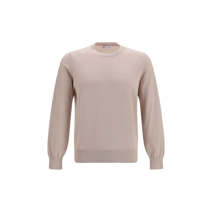 Brunello Cucinelli Beige Cotton Sweatshirt