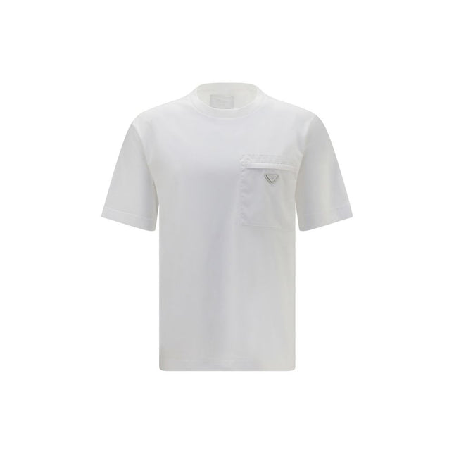 Prada White Cotton T-Shirt