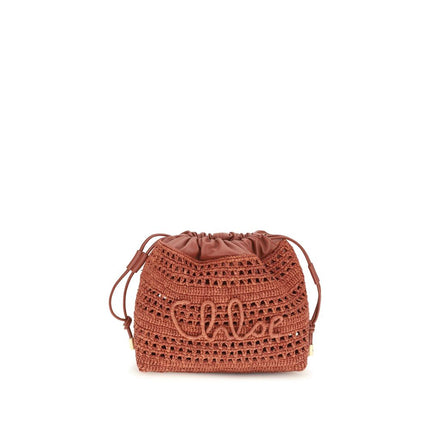 Chloé Multicolor Raffia Shoulder Bag Chloé