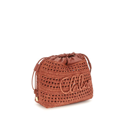 Chloé Multicolor Raffia Shoulder Bag Chloé