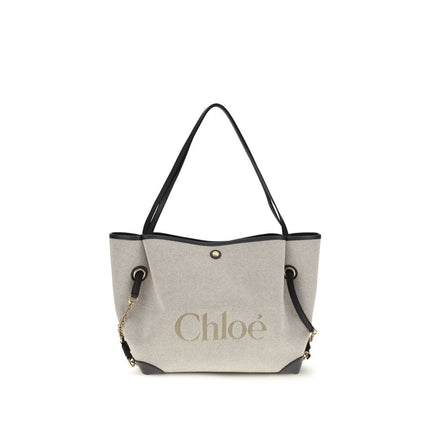 Chloé Gray Cotton Shoulder Bag Chloé