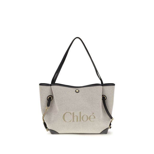 Chloé Gray Cotton Shoulder Bag Chloé