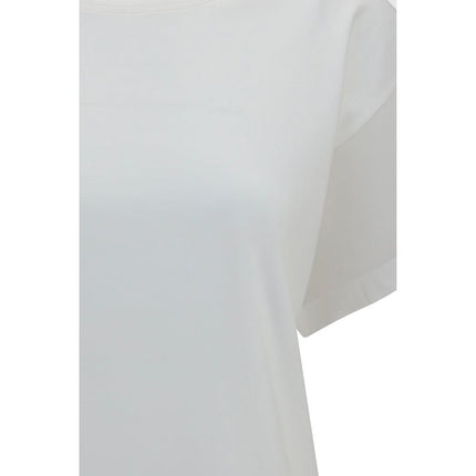 Brunello Cucinelli White Cotton T-Shirt Brunello Cucinelli