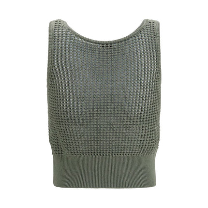Brunello Cucinelli Bicolor Cotton Tank Tops Brunello Cucinelli