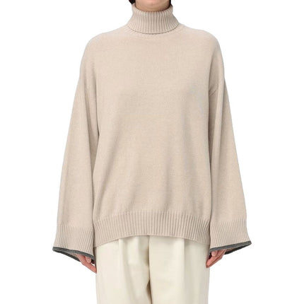 Brunello Cucinelli Beige Cashmere Sweater Brunello Cucinelli