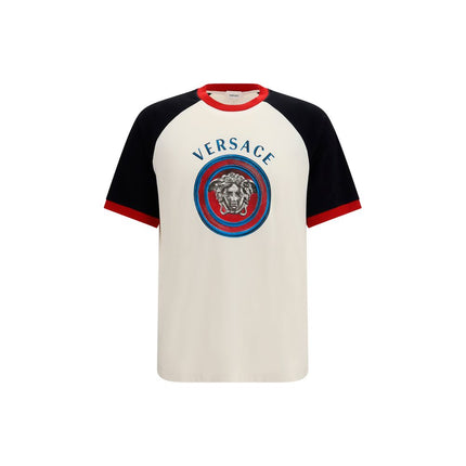 Versace White Cotton T-Shirt Versace