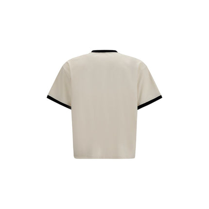 Versace Beige Cotton T-Shirt Versace