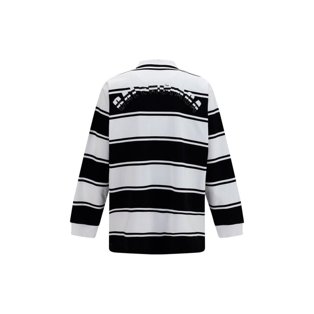 Balenciaga White Cotton Polo Shirt Balenciaga