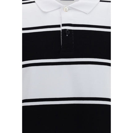 Balenciaga White Cotton Polo Shirt Balenciaga